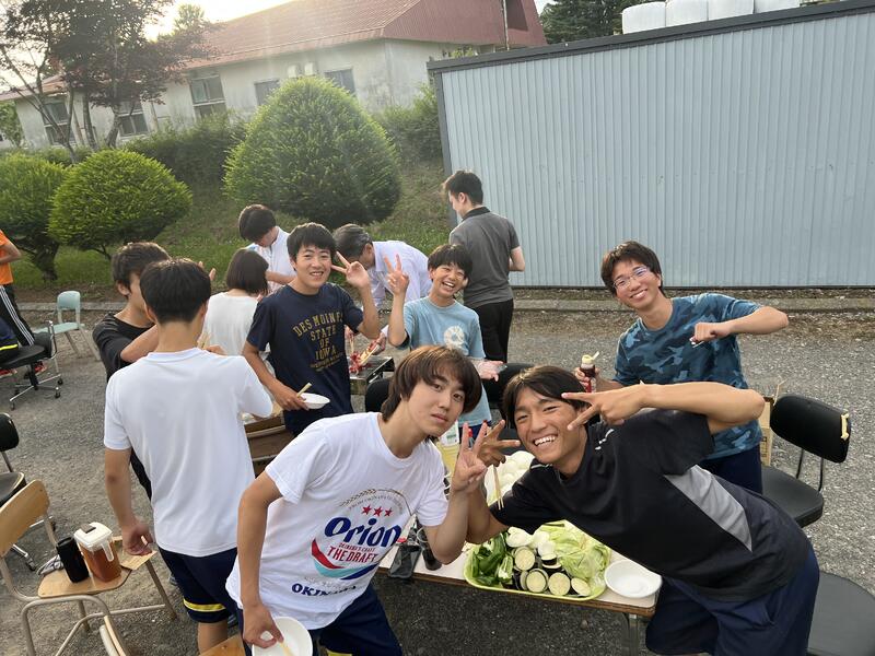 BBQの様子